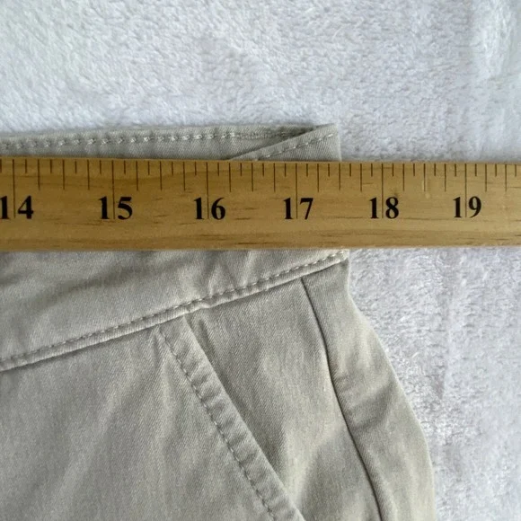 Mugsy Teddy Shorts Men's Sz 35 Light Gray Chino Everyday Cotton Blend - Picture 8 of 10